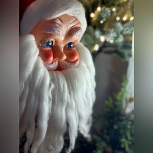 1960 Vintage Santa Face Decor